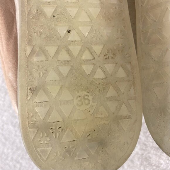 Mjus Made In Italy Pink Leather Slip On Sneakers 36 - Picture 7 of 15